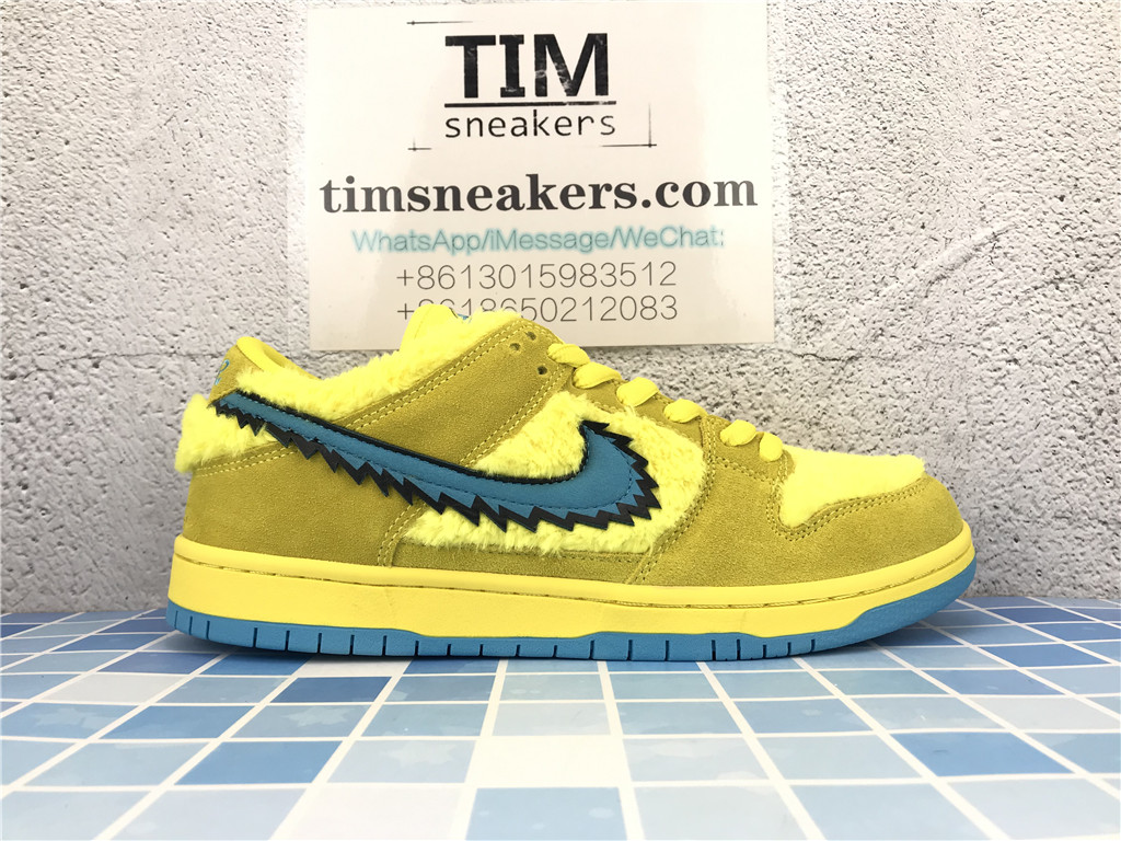 OG Batch Nike SB Dunk Low Grateful Dead Bears Opti Yellow CJ5378 700